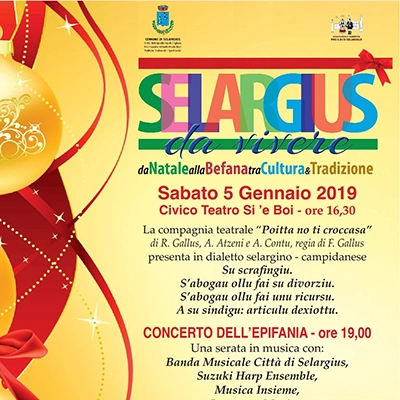 Locandina del concerto dell'Epifania 2019